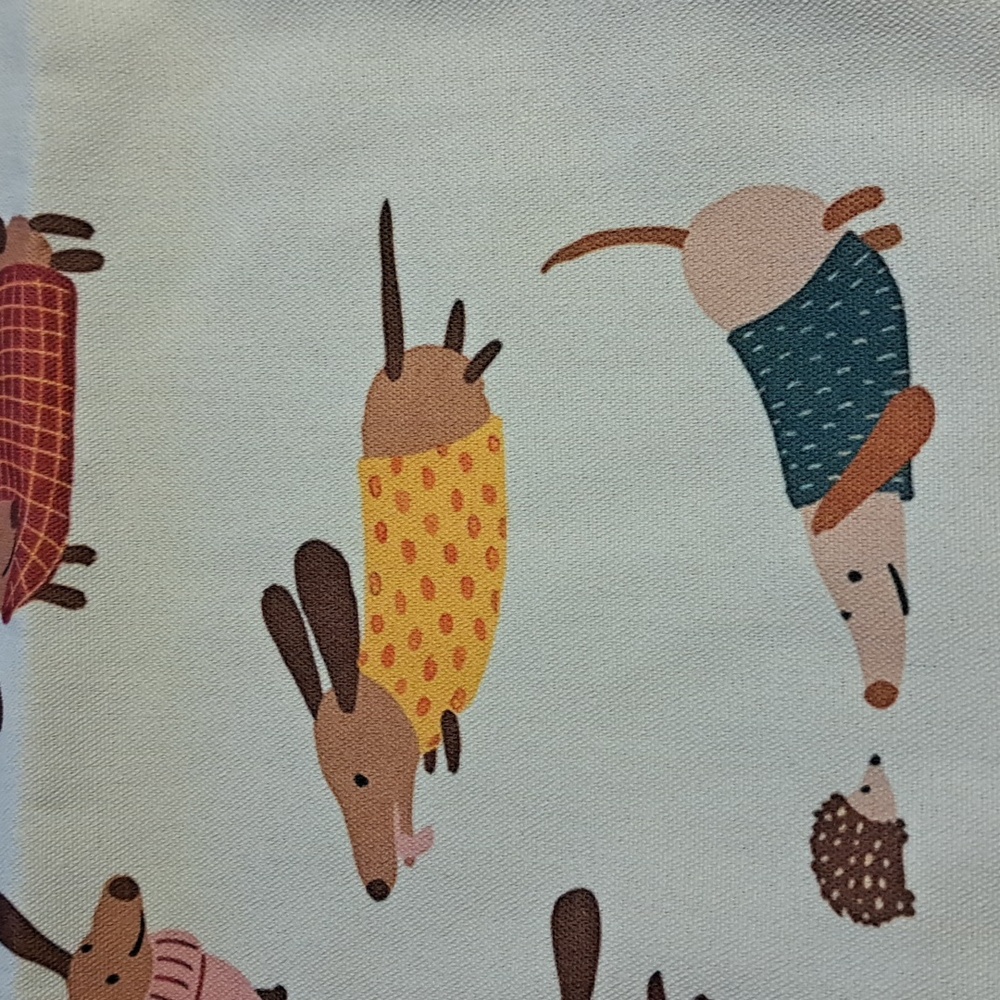 Cute Dachshund Canvas Tote Bag - Picture 4 of 5